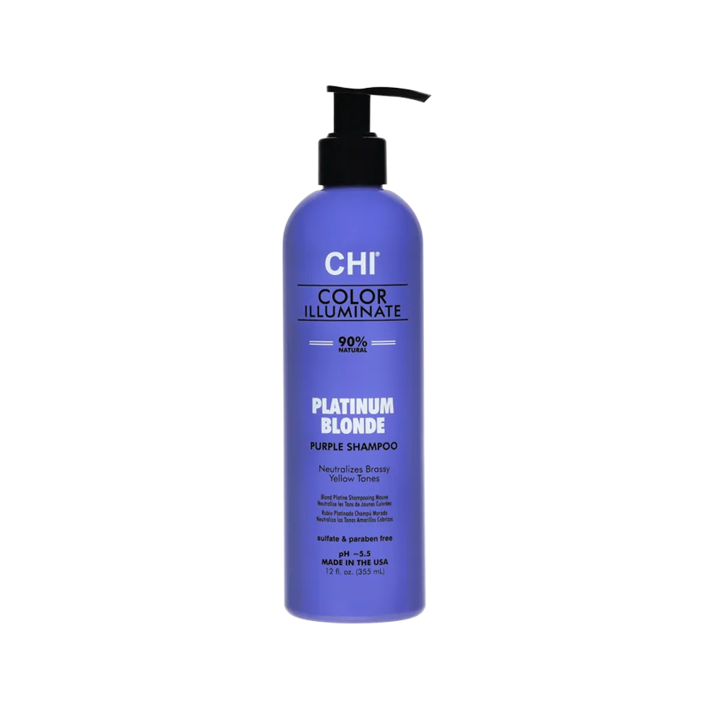 CHI Color Illuminate Platinum Blonde Shampoo tooniv hõbešampoon 355ml